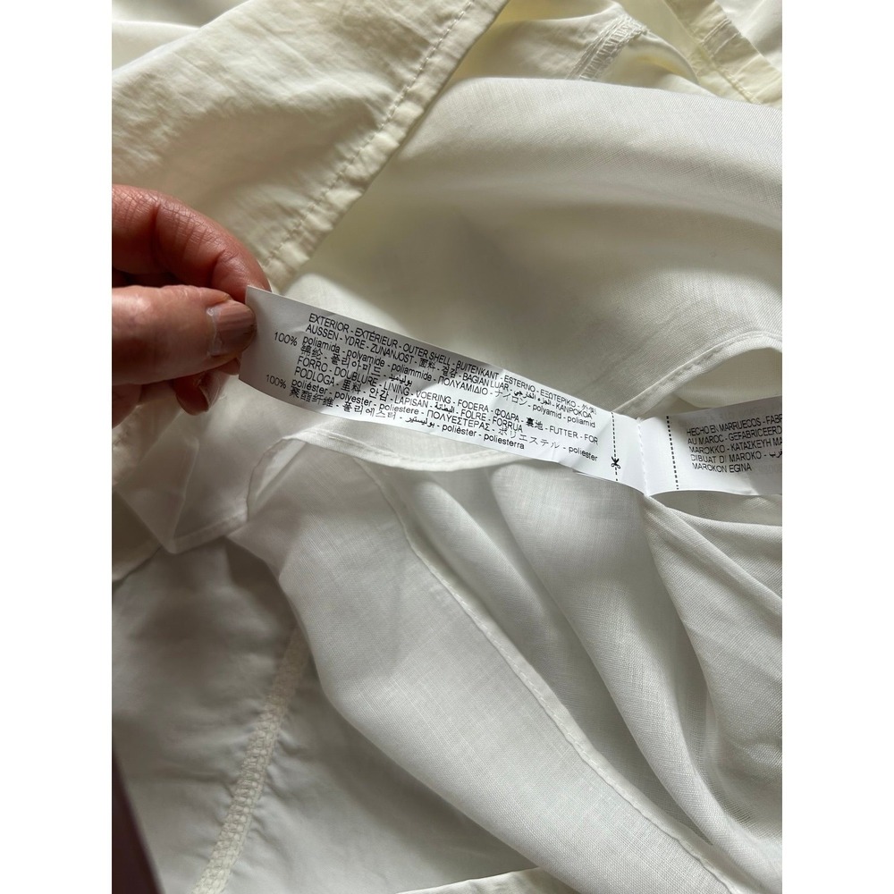 Zara Ivory Halter Mini Dress S - Picture 7 of 11